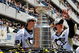 PITTSBURGH - JUNE 15:  Marc-Andre Fleury #29 and Sidney Crosby #87 of the Pittsburgh Penguins show off the Stanley Cup to the crowd on the Blvd of the Allies during the Stanley Cup Champion Victory Parade on June 15, 2009 in Pittsburgh, Pennsylvania.  (Photo by Jamie Sabau/Getty Images)