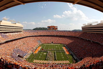 KNOXVILLE, TN - SEPTEMBER 20:  A general view of Neyland Stadium before the start of the Florida Gators versus Tennessee Volunteers on September 20, 2008 in Knoxville, Tennessee.  (Photo by Streeter Lecka/Getty Images)