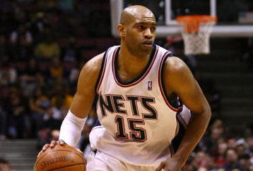EAST RUTHERFORD, NJ - MARCH 27:  Vince Carter #15 of the New Jersey Nets drives against the Los Angeles Lakers during the game on March 27, 2009 at the Izod Center in East Rutherford, New Jersey. NOTE TO USER: User expressly acknowledges and agrees that, by downloading and/or using this Photograph, User is consenting to the terms and conditions of the Getty Images License Agreement.  (Photo by Chris McGrath/Getty Images)
