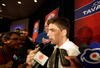 MONTREAL, QC - JUNE 25:  NHL Draft top prospect John Tavares answers questions from the press during the NHL Top Prospects Media Luncheon June 25, 2009 at the Marriott Montreal Chateau Champlain in Montreal, Canada.  (Photo by Jamie Squire/Getty Images)