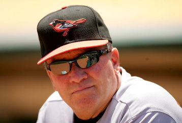 OAKLAND, CA - JUNE 07:  Baltimore Orioles manager Dave Trembley stands in the dugout before their game against the Oakland Athletics at the Oakland Coliseum on June 7, 2009 in Oakland, California.  (Photo by Ezra Shaw/Getty Images)