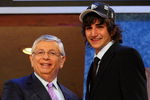 NEW YORK - JUNE 25:  NBA Commissioner David Stern poses for a photograph with the fifth overall draft pick by the Minnesota Timberwolves,  Ricky Rubio during the 2009 NBA Draft at the Wamu Theatre at Madison Square Garden June 25, 2009 in New York City. NOTE TO USER: User expressly acknowledges and agrees that, by downloading and/or using this Photograph, User is consenting to the terms and conditions of the Getty Images License Agreement.  (Photo by Jim McIsaac/Getty Images)