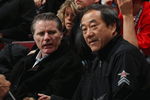 MONTREAL - JANUARY 25:  (L-R) General Manager Garth Snow and owner Charles Wang of the New York Islanders watch the 2009 NHL All-Star game at the Bell Centre on January 25, 2009 in Montreal, Canada. (Photo by bruce Bennett/Getty Images)