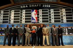 NEW YORK - JUNE 25:  NBA Commissioner David Stern poses for a photograph with the top prospects prior to the 2009 NBA Draft at the Wamu Theatre at Madison Square Garden June 25, 2009 in New York City. NOTE TO USER: User expressly acknowledges and agrees that, by downloading and/or using this Photograph, User is consenting to the terms and conditions of the Getty Images License Agreement.  (Photo by Jim McIsaac/Getty Images)