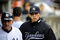 NEW YORK - JUNE 13:  Joe Girardi #27 of the New York Yankees walks through the dugout in a game against the New York Mets on June 13, 2009 at Yankee Stadium in the Bronx Borough of New York City.  (Photo by Jeff Zelevansky/Getty Images)