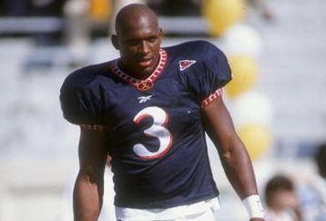 17 Oct 1998:  Defensive back Anthony Poindexter #3 of the Virginia Cavaliers looks on during the game against the Georgia Tech Yellow Jackets at the Bobby Dodd Stadium in Atlanta, Georgia. The Yellow Jackets defeated the Cavaliers 41-38.