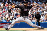 NEW YORK - MAY 17:  Johan Santana #57 of the New York Mets pitches against the New York Yankees on May 17, 2008 at Yankee Stadium in the Bronx borough of New York City.  (Photo by Jim McIsaac/Getty Images)