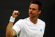 WIMBLEDON, ENGLAND - JUNE 22: Robin Soderling of Sweden clenches his fist during the men's singles first round match against Gilles Muller of Luxembourg on Day One of the Wimbledon Lawn Tennis Championships at the All England Lawn Tennis and Croquet Club on June 22, 2009 in London, England. (Photo by Julian Finney/Getty Images)