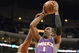 LOS ANGELES, CA - JANUARY 11:  Amare Stoudemire #1 of the Phoenix Suns puts a shot up against the Los Angeles Clippers on January 11, 2009 at Staples Center in Los Angeles, California.  The Suns won 109-103.   NOTE TO USER: User expressly acknowledges and agrees that, by downloading and/or using this Photograph, user is consenting to the terms and conditions of the Getty Images License Agreement.  (Photo by Stephen Dunn/Getty Images)