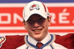 MONTREAL, QC - JUNE 26:  Matt Duchene stands on stage after being picked number three overall in the 2009 NHL Entry Draft by the Colorado Avalanche at the Bell Centre on June 26, 2009 in Montreal, Quebec, Canada.  (Photo by Bruce Bennett/Getty Images)