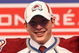 MONTREAL, QC - JUNE 26: Matt Duchene stands on stage after being picked number three overall in the 2009 NHL Entry Draft by the Colorado Avalanche at the Bell Centre on June 26, 2009 in Montreal, Quebec, Canada. (Photo by Bruce Bennett/Getty Images)