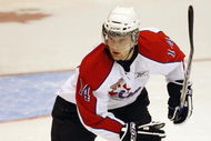 OSHAWA, ON - JANUARY 14: Zack Kassian #14 of Team Cherry skates in the 2009 Home Hardware CHL/NHL Top Prospects Game against Team Orr on Wednesday January 14, 2009 at the General Motors Centre in Oshawa, Ontario. Team Orr defeated Team Cherry 6-1. (Photo by Claus Andersen/Getty Images)