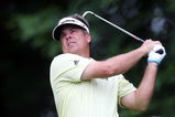 CROMWELL, CT - JUNE 26: Kenny Perry drives during round two of the 2009 Travelers Championship at TPC River Highlands on June 26, 2009 in Cromwell, Connecticut. (Photo by Jim Rogash/Getty Images)