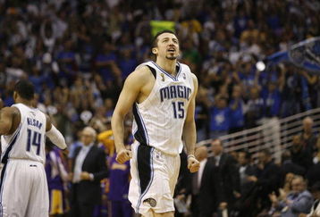 ORLANDO, FL - JUNE 11:  Hedo Turkoglu #15 of the Orlando Magic heads toward the sideline during Game Four of the 2009 NBA Finals against the Los Angeles Lakers on June 11, 2009 at Amway Arena in Orlando, Florida. The Lakers won in overtime 99-91. NOTE TO USER:  User expressly acknowledges and agrees that, by downloading and or using this photograph, User is consenting to the terms and conditions of the Getty Images License Agreement. (Photo by Chris Graythen/Getty Images)
