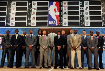NEW YORK - JUNE 25:  The top prospects pose for a photograph prior to the 2009 NBA Draft at the Wamu Theatre at Madison Square Garden June 25, 2009 in New York City. NOTE TO USER: User expressly acknowledges and agrees that, by downloading and/or using this Photograph, User is consenting to the terms and conditions of the Getty Images License Agreement.  (Photo by Jim McIsaac/Getty Images)