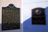 27 Sep 1999:  A view of the Tiger Stadium with Tyrus Raymond Cobb plaque taken during the last game played at the Tiger Stadium against the Kansas City Royals in Detroit, Michigan. The Tigers defeated the Royals 8-2. Mandatory Credit: Ezra O. Shaw  /Allsport