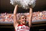 24 Oct 1998:  A close up of a Alabama Crimson Tide Cheerleader as she smiles during the game against the Tennessee Volunteers at the Neyland Stadium in Knoxville, Tennessee. The Volunteers defeated the Crimson Tide 35-18. Mandatory Credit: Scott Halleran/Allsport