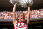 24 Oct 1998:  A close up of a Alabama Crimson Tide Cheerleader as she smiles during the game against the Tennessee Volunteers at the Neyland Stadium in Knoxville, Tennessee. The Volunteers defeated the Crimson Tide 35-18. Mandatory Credit: Scott Halleran/Allsport