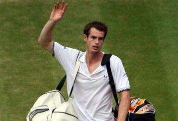 WIMBLEDON, ENGLAND - JUNE 27:  Andy Murray of Great Britain waves to the crowd after victory during the men's singles third round match against Viktor Troicki of Serbia on Day Six of the Wimbledon Lawn Tennis Championships at the All England Lawn Tennis and Croquet Club on June 27, 2009 in London, England.  (Photo by Hamish Blair/Getty Images)