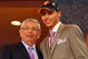 NEW YORK - JUNE 25:  NBA Commissioner David Stern poses for a photograph with the seventh overall draft pick by the Golden State Warriors,  Stephen Curry during the 2009 NBA Draft at the Wamu Theatre at Madison Square Garden June 25, 2009 in New York City. NOTE TO USER: User expressly acknowledges and agrees that, by downloading and/or using this Photograph, User is consenting to the terms and conditions of the Getty Images License Agreement.  (Photo by Jim McIsaac/Getty Images)