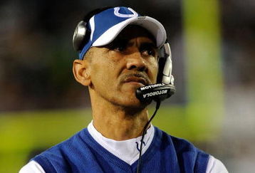 JACKSONVILLE, FL - DECEMBER 18:   Head coach Tony Dungy of the Indianapolis Colts watches the action during the game against the Jacksonville Jaguars at Jacksonville Municipal Stadium on December 18, 2008 in Jacksonville, Florida.  (Photo by Sam Greenwood/Getty Images)