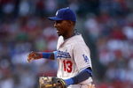 ANAHEIM, CA - JUNE 21:  Second baseman Orlando Hudson #13 of the Los Angeles Dodgers makes a play on a ground ball during the game with the Los Angeles Angels of Anaheim on June 21, 2009 at Angel Stadium in Anaheim, California.   The Dodgers won 5-3.  (Photo by Stephen Dunn/Getty Images)
