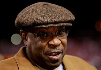 ST LOUIS - OCTOBER 24:  Dusty Baker looks on before Game Three of 2006 World Series between the Detroit Tigers and the St. Louis Cardinals at Busch Stadium on October 24, 2006 in St. Louis, Missouri.  (Photo by Elsa/Getty Images)