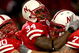 LINCOLN, NE - SEPTEMBER 15:  Cody Glenn #34 of the Nebraska Cornhuskers is congratulated by David Harvey #80 and Matt Slauson #70 after scoring a touchdown against the USC Trojans on September 15, 2007 at Memorial Stadium in Lincoln, Nebraska.  (Photo by Matthew Stockman/Getty Images)