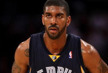 LOS ANGELES - APRIL 12:  O.J. Mayo #32 of the Memphis Grizzlies sets on the court aganst the Los Angeles Lakers on April 12, 2009 at Staples Center in Los Angeles, California.   NOTE TO USER: User expressly acknowledges and agrees that, by downloading and/or using this Photograph, user is consenting to the terms and conditions of the Getty Images License Agreement. (Photo by Stephen Dunn/Getty Images)
