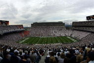 STATE COLLEGE, PA - SEPTEMBER 06:  A general view of the Oregon State Beavers and the Penn State Nittany Lions at Beaver Stadium on September 6, 2008 in State College, Pennsylvania.  (Photo by Ronald Martinez/Getty Images)