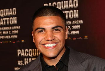 HOLLYWOOD - MARCH 30:  Professional boxer Victor Ortiz attends 'The Battle of East and West', a promotion for the May 2, 2009 World Junior Welterweight Championship boxing match held at the Roosevelt Hotel on March 30, 2009 in Hollywood, California.  (Photo by Alberto E. Rodriguez/Getty Images)