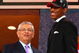 NEW YORK - JUNE 25: NBA Commissioner David Stern poses for a photograph with the ninth overall draft pick by the Toronto Raptors, DeMar DeRozan during the 2009 NBA Draft at the Wamu Theatre at Madison Square Garden June 25, 2009 in New York City. NOTE TO USER: User expressly acknowledges and agrees that, by downloading and/or using this Photograph, User is consenting to the terms and conditions of the Getty Images License Agreement. (Photo by Jim McIsaac/Getty Images)