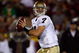 LOS ANGELES, CA - NOVEMBER 29: Jimmy Clausen #7 of the Notre Dame Fighting Irish passes against the USC Trojans during the game at the Coliseum on November 29, 2008 in Los Angeles, California. (Photo by Harry How/Getty Images)