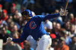 CHICAGO - APRIL 17: Aramis Ramirez #16 of the Chicago Cubs hits an RBI double in the 5th inning against the St. Louis Cardinals on April 17, 2009 at Wrigley Field in Chicago, Illinois. The Cubs defeated the Cardinals 8-7. (Photo by Jonathan Daniel/Getty Images)