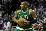 ORLANDO, FL - MAY 14:  Glen Davis #11 of the Boston Celtics looks to pass against the Orlando Magic in Game Six of the Eastern Conference Semifinals during the 2009 NBA Playoffs at Amway Arena on May 14, 2009 in Orlando, Florida.  NOTE TO USER: User expressly acknowledges and agrees that, by downloading and/or using this Photograph, user is consenting to the terms and conditions of the Getty Images License Agreement.  (Photo by Sam Greenwood/Getty Images)