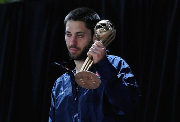 JOHANNESBURG, SOUTH AFRICA - JUNE 28:  Clint Dempsey of USA poses with the adidas Bronze Ball trophy at the end of the FIFA Confederations Cup Final match between USA and Brazil at Ellis Park Stadium on June 28, 2009 in Johannesburg, South Africa.  (Photo by Kevork Djansezian/Getty Images)