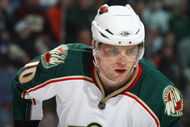 UNIONDALE, NY - MARCH 25: Marian Gaborik #10 of the Minnesota Wild skates against the New York Islanders on March 25, 2009 at the Nassau Coliseum in Uniondale, New York. (Photo by Bruce Bennett/Getty Images)