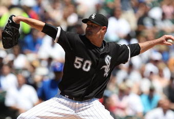 CHICAGO - JUNE 28: Starting pitcher John Danks #50 of the Chicago White Sox delivers the ball against the Chicago Cubs on June 28, 2009 at U.S. Cellular Field in Chicago, Illinois. The White Sox defeated the Cubs 6-0. (Photo by Jonathan Daniel/Getty Images)