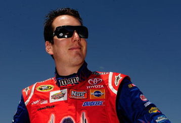 SONOMA, CA - JUNE 21: Kyle Busch, driver of the #18 M&M's Toyota, stands on the grid prior to the NASCAR Sprint Cup Series Toyota/Save Mart 350 at the Infineon Raceway on June 21, 2009 in Sonoma, California.  (Photo by Rusty Jarrett/Getty Images for NASCAR)