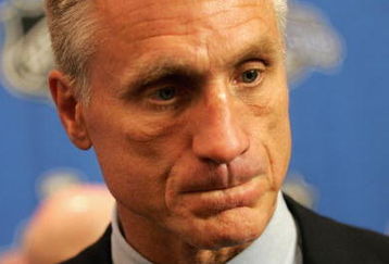 OTTAWA, ON - JUNE 04:  General Manager, Paul Holmgren of the Philadelphia Flyers speaks to the media during the NHL general managers meeting on June 4, 2007 at the Brookstreet Hotel in Ottawa, Canada.  (Photo by Bruce Bennett/Getty Images)