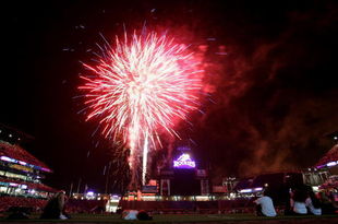 DENVER - JULY 03:  Baseball fans watch a fireworks display on the eve of the 4th of July after the Colorado Rockies defeated the New York Mets 11-3 at Coors Field on July 3, 2007 in Denver, Colorado.  (Photo by Doug Pensinger/Getty Images)