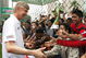 KUALA LUMPUR, MALAYSIA - JUNE 9:   Arsene Wenger meets the fans before taking the Malaysian youth team through the Castrol Challenge at the Dataran Merdeka Square during his tour of Asia with FIFA World Cup sponsor Castrol on June 9, 2008 in Kuala Lumpur, Malaysia.  (Photo by Adam Pretty / Getty Images for Castrol)