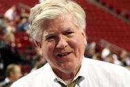 MONTREAL, QC - JUNE 26:  President & General Manager Brian Burke of the Toronto Maple Leafs looks on prior to the first round of the 2009 NHL Entry Draft at the Bell Centre on June 26, 2009 in Montreal, Quebec, Canada.  (Photo by Bruce Bennett/Getty Images)