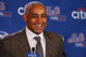 LONG ISLAND CITY, NY - DECEMBER 17: New York Mets General Manager Omar Minaya speaks to the media during a press conference to introduce Francisco Rodriquez on December 17, 2008 at the Citigroup Building in New York City. (Photo by Mike Stobe/Getty Images)