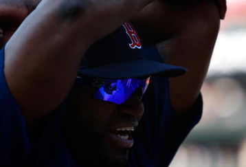 ATLANTA - JUNE 26:  David Ortiz #34 of the Boston Red Sox stretches before facing the Atlanta Braves at Turner Field on June 26, 2009 in Atlanta, Georgia.  (Photo by Kevin C. Cox/Getty Images)