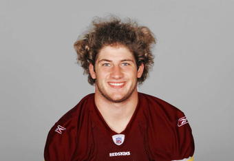 LANDOVER, MD - 2007:  Chris Cooley of the Washington Redskins poses for his 2007 NFL headshot at photo day in Landover, Maryland.  (Photo by Getty Images)