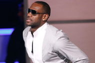 LOS ANGELES, CA - JUNE 28:  NBA player LeBron James of the Cleveland Cavaliers walks onstage to accept the BET Award for Best Male Athlete during the 2009 BET Awards held at the Shrine Auditorium on June 28, 2009 in Los Angeles, California.  (Photo by Kevin Winter/Getty Images)