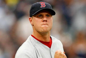ATLANTA - JUNE 27:  Relief pitcher Jonathan Papelbon #58 of the Boston Red Sox reacts after defeating the Atlanta Braves 1-0 at Turner Field on June 27, 2009 in Atlanta, Georgia.  (Photo by Kevin C. Cox/Getty Images)