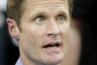 CLEVELAND - JUNE 02:  TNT NBA analyst and newly named General manager of the Phoenix Suns Steve Kerr calls the game for TNT between the Detroit Pistons and the Cleveland Cavaliers in Game Six of the Eastern Conference Finals during the 2007 NBA Playoffs on June 2, 2007 at the Quicken Loans Arena in Cleveland, Ohio. NOTE TO USER: User expressly acknowledges and agrees that, by downloading and or using this photograph, User is consenting to the terms and conditions of the Getty Images License Agreement.  (Photo by Jonathan Daniel/Getty Images)