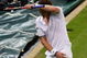 WIMBLEDON, ENGLAND - JUNE 29:  Andy Murray of Great Britain holds his hip during the men's singles fourth round match against Stanislas Wawrinka of Switzerland on Day Seven of the Wimbledon Lawn Tennis Championships at the All England Lawn Tennis and Croquet Club on June 29, 2009 in London, England.  (Photo by Ian Walton/Getty Images)